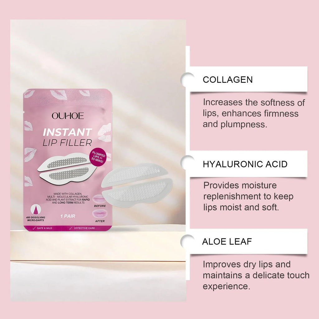 Silicone lip nursing adhesive bandage measuring 8 by 12 centimetres for moisturising lip care