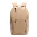Taslan composite cloth waterproof backpack in solid colour with curved shoulder strap