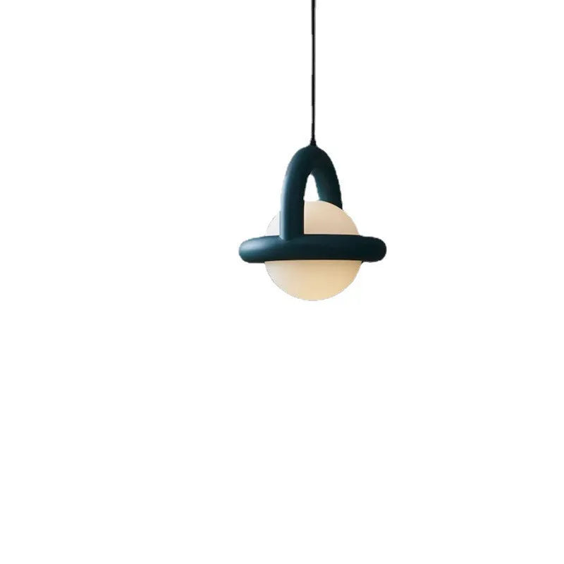 Danish designer hanging line lamp in matte black finish with pendant cord
