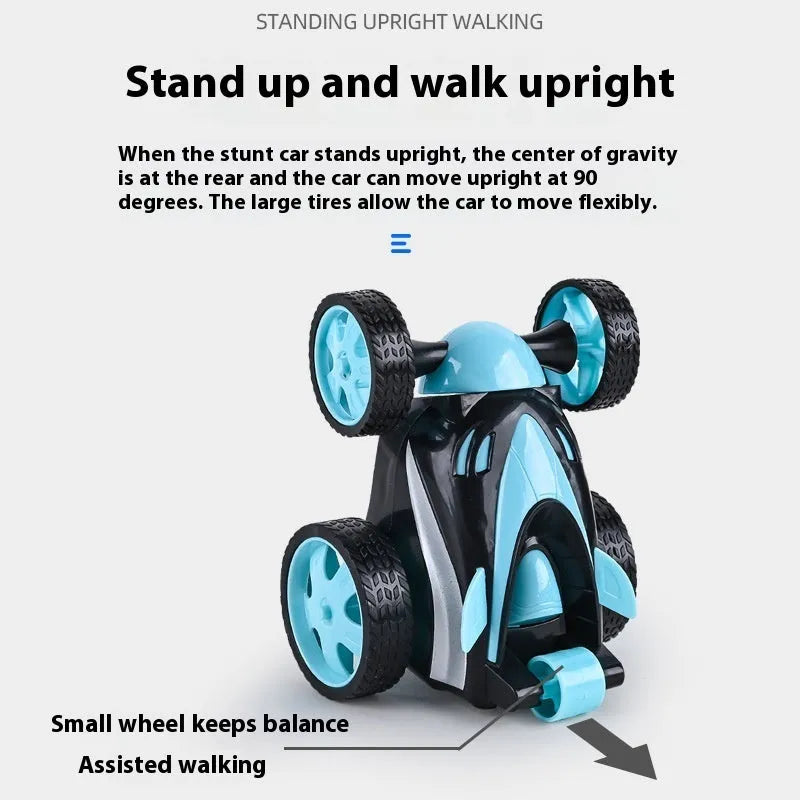 Tilting remote control car off-road model in plastic for infants 0-3 years with stunt tilt function and remote control
