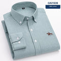 Pure cotton Oxford fabric men's casual shirt showing colour options 1926, 1939, 1942, 1943