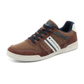 Men's breathable denim low top sports shoes in army green with TPR sole and mesh lining
