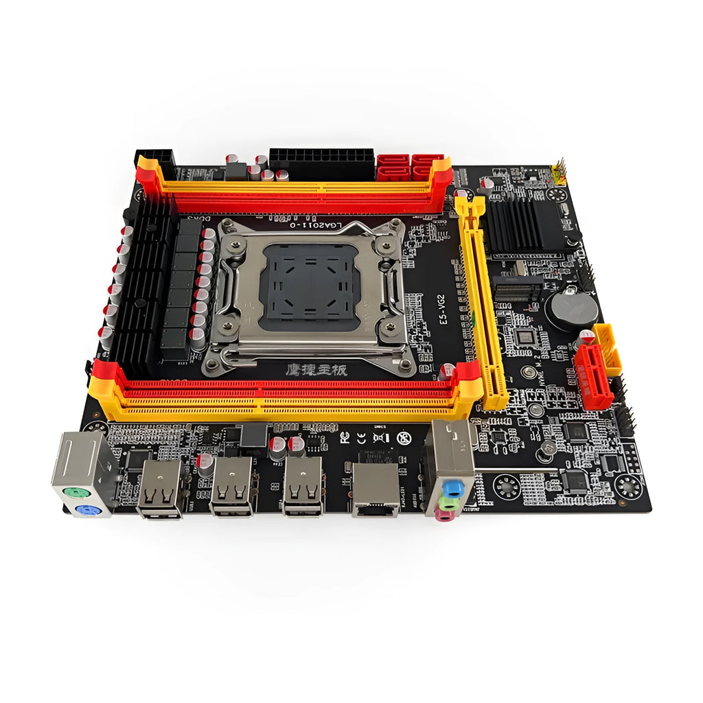 X79-VG2 desktop motherboard with LGA 2011 socket, four DDR3 slots, and PCIe 16X slot
