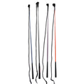 Nylon fibre equestrian training whip with flexible core for horse riding and training
