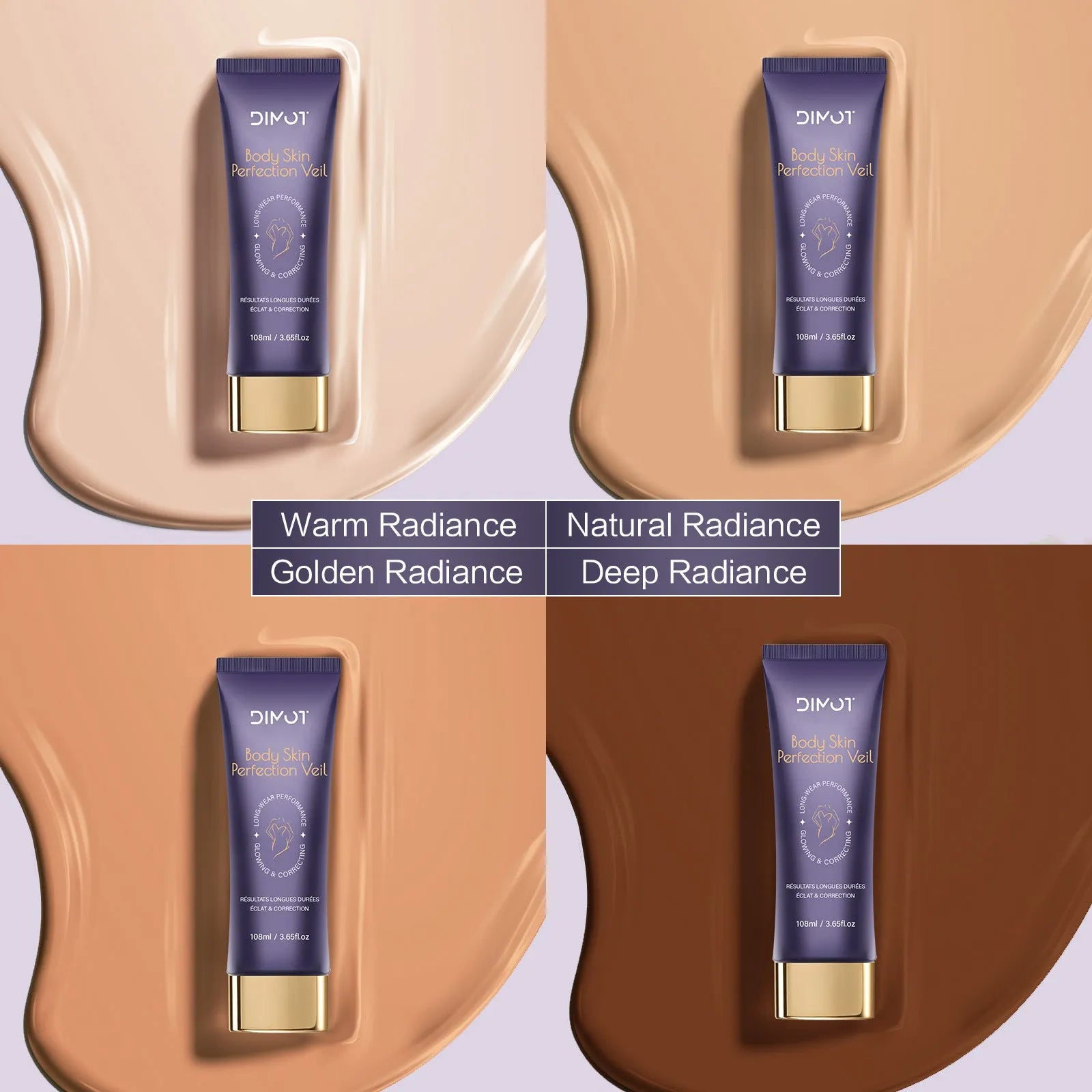 108ml waterproof body concealer cream pot with brush for tattoo and birthmark coverage