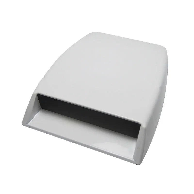 Car decoration air inlet simulation vent in ABS plastic showing black, silver, and white colour options