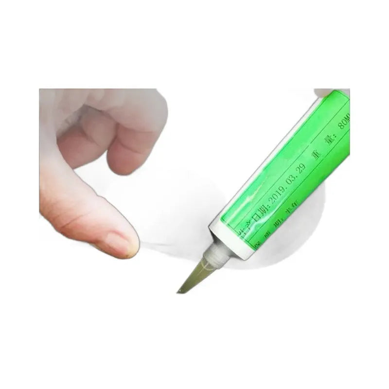 70ml green rubber-based speaker repair glue for horn repair, cold curing liquid adhesive