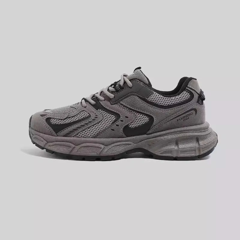 Low top platform casual sneaker with round toe and mid heel on EVA sole