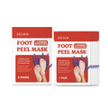Lavender exfoliating foot mask 5 pairs salicylic acid urea foot peel treatment