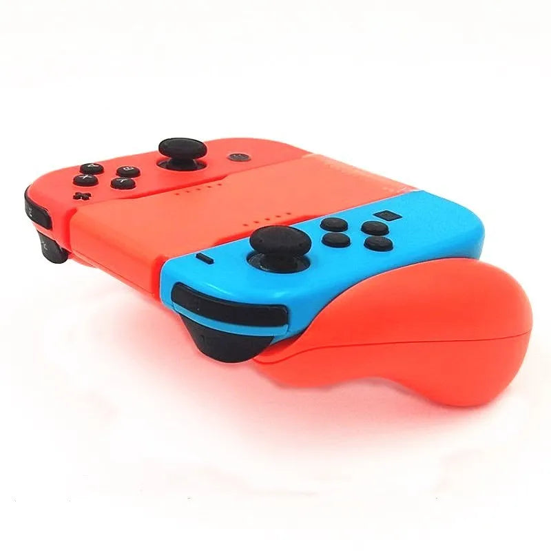 Handle grip for SWITCH JOY-CON, ABS, 14x12x4cm, black blue red colours, wireless interface