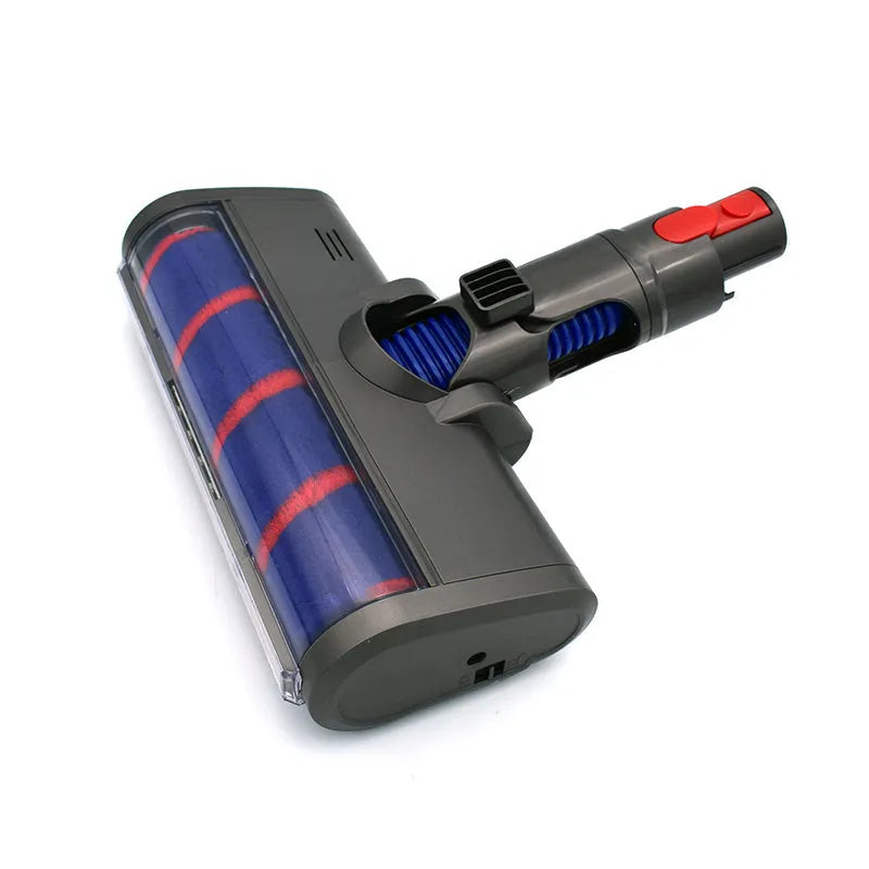 Dyson V7 V8 V10 V11 compatible replacement vacuum floor brush head with soft velvet roller.