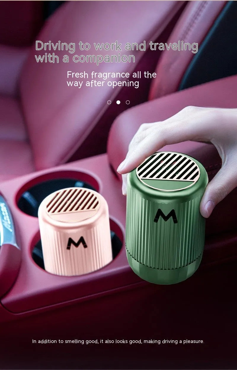A solid aromatherapy decoration cup for cars and homes, shown in a 10 cm by 6 cm size.