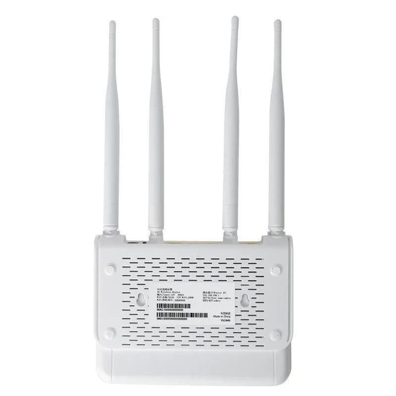 CPE210 white 4G wireless router with EU power supply and network cable