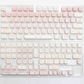 Full set of PBT sublimation key caps for mechanical keyboard with over 98 keys