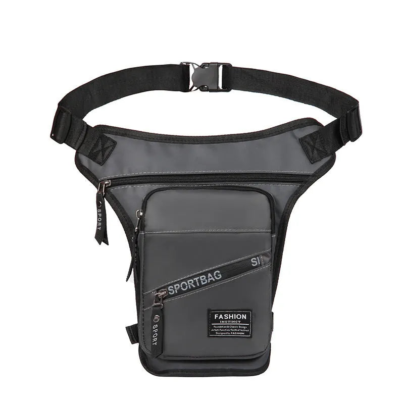 Men's nylon crossbody leg bag for cycling in multiple colour options