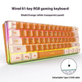 Simple Home Small RGB keyboard with K401 black finish, compact 30cm size, and colour backlighting
