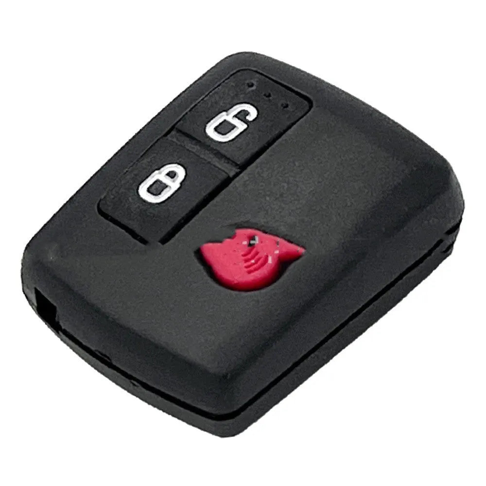 Ford car remote key replacement shell in ABS plastic, showing 2+1 and 3+1 button style options.