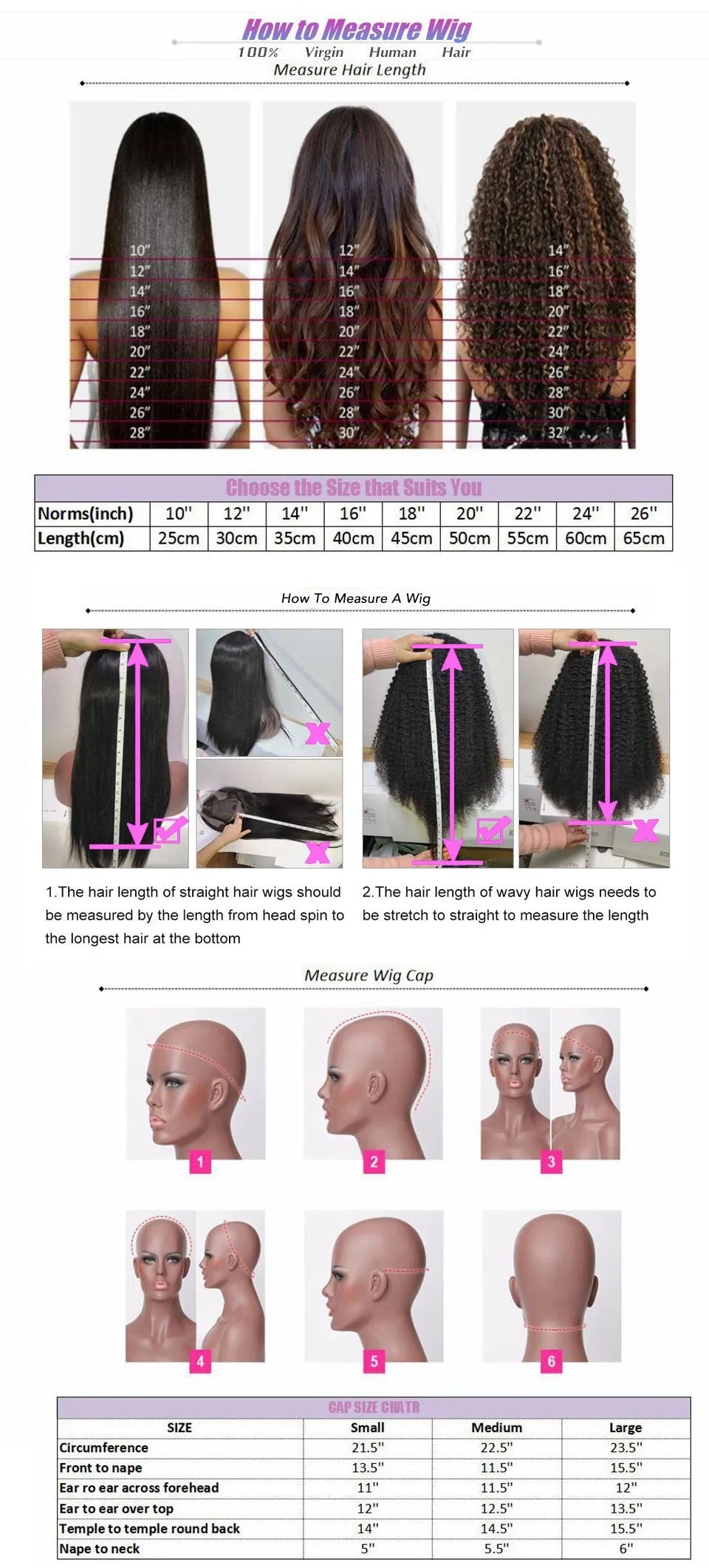 Body wave human hair lace front wig on a mannequin head, showing medium-long length.