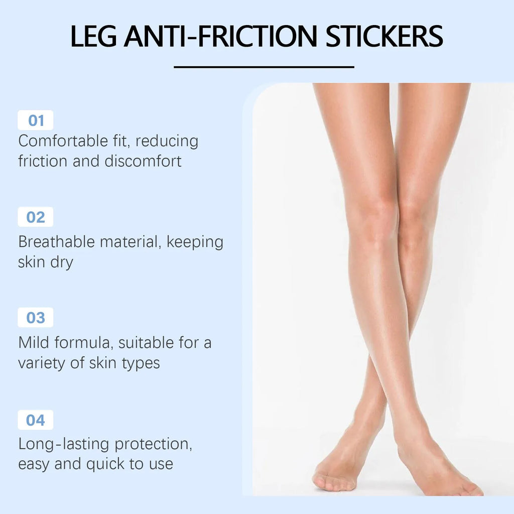 Ten leg anti-wear moisturising cream patches with glycerin and sodium hyaluronate formulation