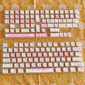 Meow Meow Team Height 141 keycap set with colourful five-sided sublimation printing on plastic keycaps