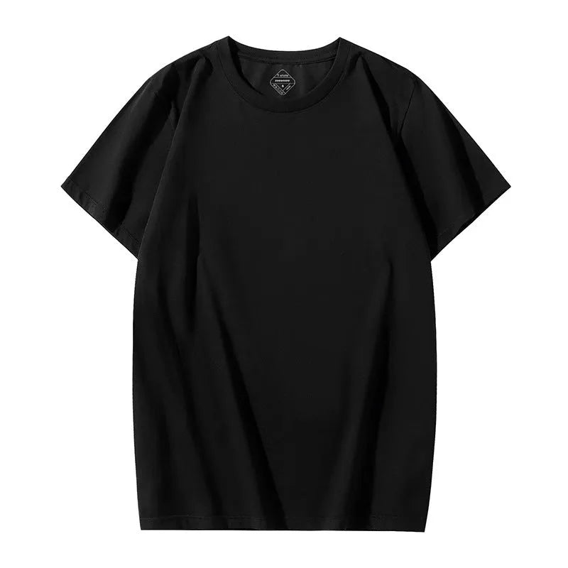 Men's ice silk short sleeve T-shirt in loose fit available in multiple colours with Asian sizing