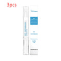 Pet toothbrush pen with soft bristle head and integrated 3ml dental gel reservoir
