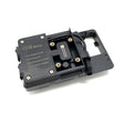 Black ABS plastic motorcycle navigation bracket for BMW R1200GS and R1250GS bikes