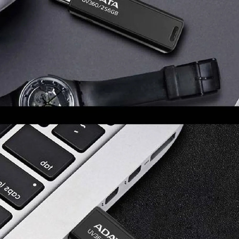 Black car mounted USB drive with waterproof plastic case showing flexible design